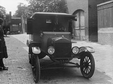 Red Cross - Mrs. Harriman And Ambulance, 1917. Creator: Harris & Ewing.