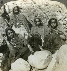 Native 'Bhujji' girls, River Sutlej, Himalayas, India, c1900s(?).Artist: Underwood & Underwood