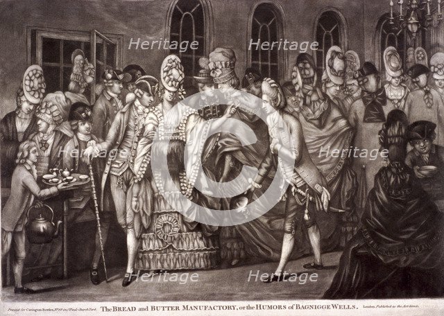 Bagnigge Wells, St Pancras, London, 1772. Artist: Anon