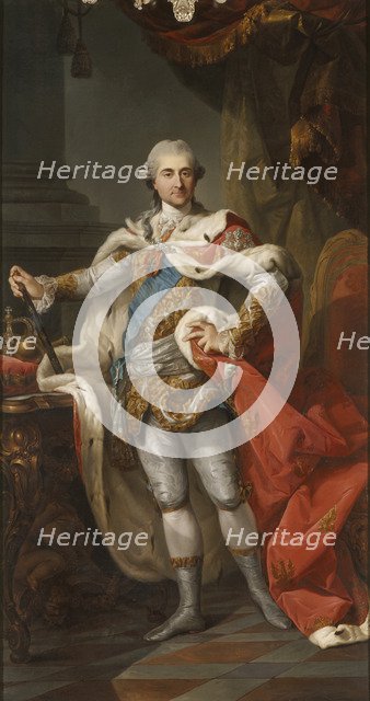 Portrait of Stanislaw II August Poniatowski, King and Grand Duke of the Polish-Lithuanian Commonweal