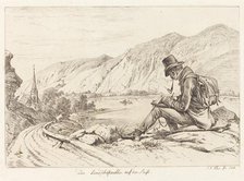 Der Landschaftmaler auf der Reise (The Landscape Painter on Tour), 1814. Creator: Johann Adam Klein.