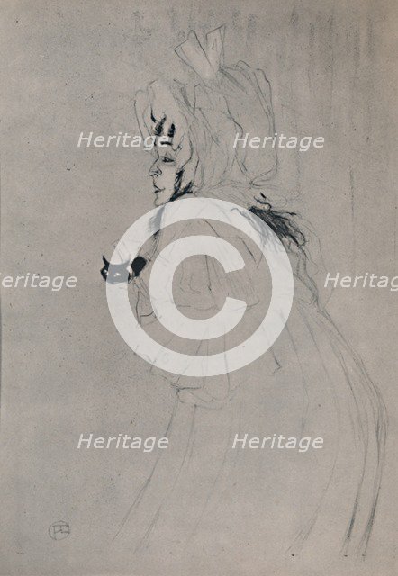 'Miss May Belfort Welcoming', c.1895, (1946).  Artist: Henri de Toulouse-Lautrec.