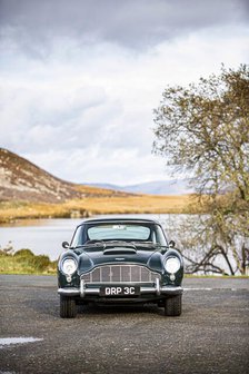 Front view of a 1965 Aston Martin DB5. Creator: Unknown.