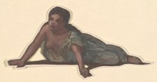Study for "Greek Girls Bathing", c. 1872. Creator: Elihu Vedder.