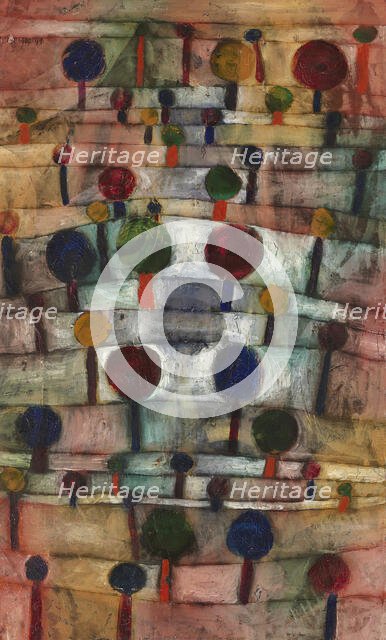 Rhythmic tree landscape, 1920. Creator: Klee, Paul (1879-1940).