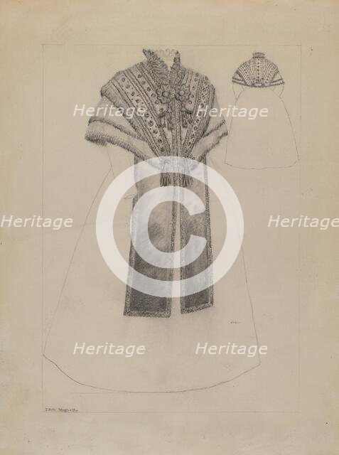 Wrap, c. 1936. Creator: Edith Magnette.