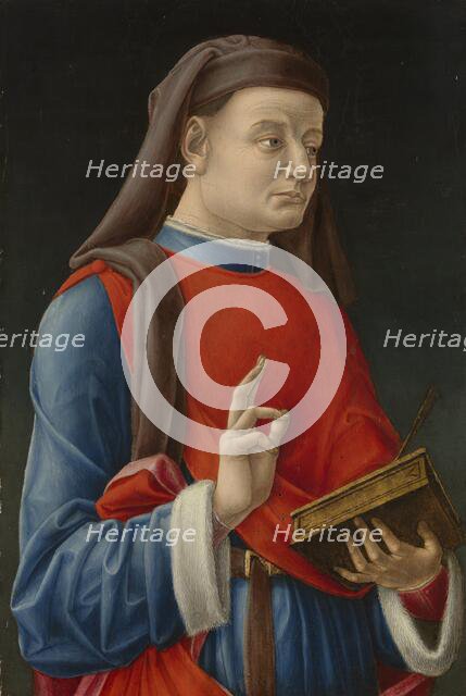 Saint Cosmas (or Damian), 1460-1480. Creator: Bartolomeo Vivarini.