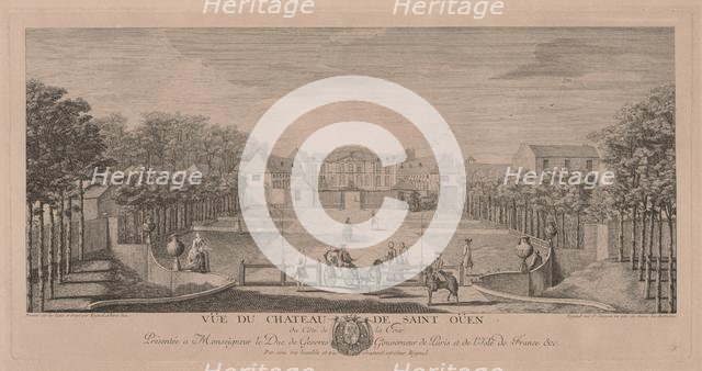 Chateau Saint Ouen from the Court. Creator: Jacques Rigaud (French, 1681-1754).