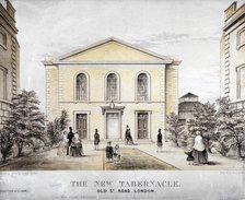 The Tabernacle, Old Street, Finsbury, London, c1850.     Artist: Ford and West