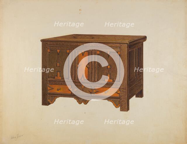 Chest, c. 1938. Creator: Arthur Johnson.