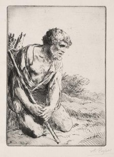 The Prodigal Son (3rd Plate). Creator: Alphonse Legros (French, 1837-1911).