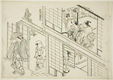 A Young Sanemori (Yaro Sanemori), no. 10 from a series of 12 prints depicting..., c. 1716/35. Creator: Okumura Masanobu.