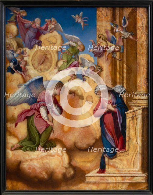 The Annunciation, ca. 1600. Creator: Gentileschi, Orazio (1563-1638).