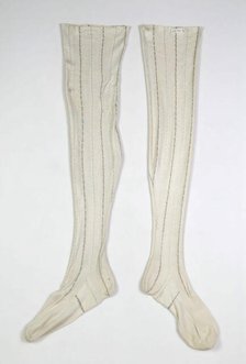 Stockings, American, ca. 1870. Creator: Unknown.