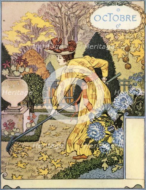 'Octobre', 1896. Creator: Eugene Samuel Grasset.