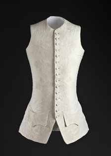 Man’s waistcoat, possibly England, c.1760. Creator: Unknown.