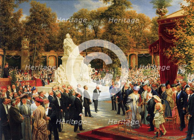 The Unveiling of the Memorial to Richard Wagner in Berlin on October 1, 1903, 1908.