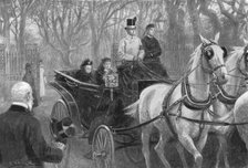 'Queen Victoria's last drive; Osborne, January 15, 1901'. Creator: Unknown.