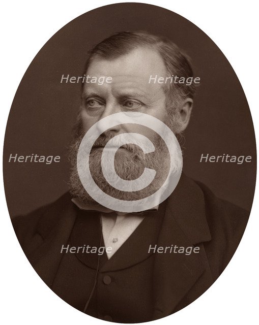 William Edward Forster MP, 1878.Artist: Lock & Whitfield