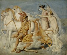 Venus, Injured by Diomedes, Returns to Olympus, ca 1802. Creator: Ingres, Jean Auguste Dominique (1780-1867).