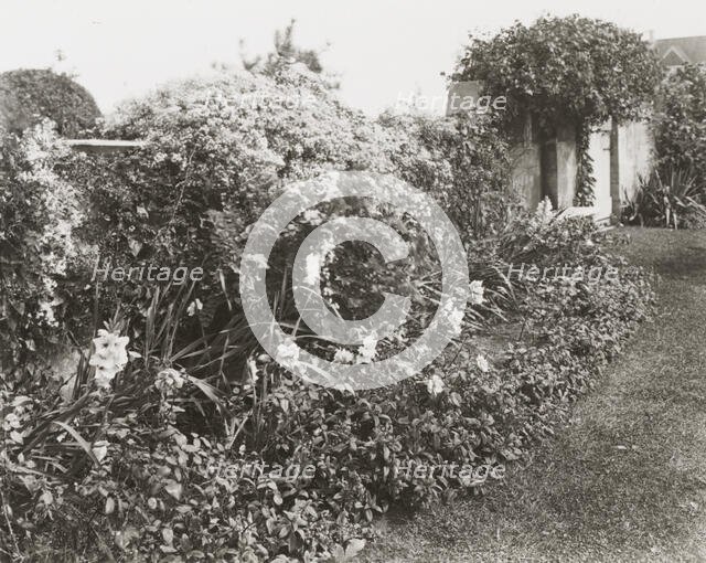 "Gray Gardens," Robert Carmer Hill house, Lily Pond Lane, East Hampton, New York, c1916. Creator: Frances Benjamin Johnston.