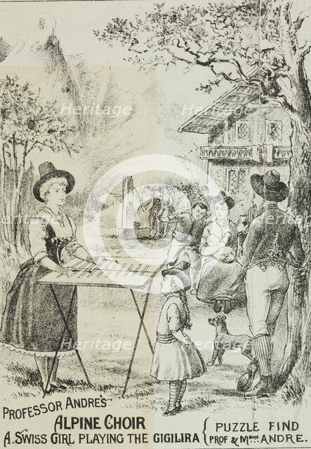 Professor Andre's Alpine Choir, late 19th century. Creator: Unknown.