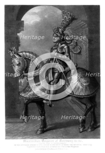 Maximilian I, Holy Roman Emperor, (1816).Artist: Charles Turner