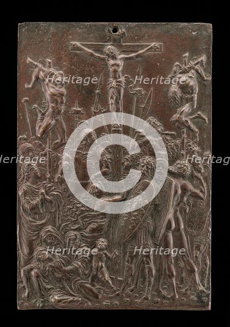 The Crucifixion, late 15th - early 16th century. Creator: Moderno.