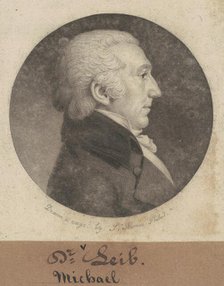 Michael Leib, 1802. Creator: Charles Balthazar Julien Févret de Saint-Mémin.