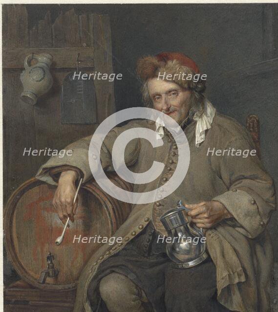 The old drinker, 1829-1898. Creator: Jan Hendrik Neuman.