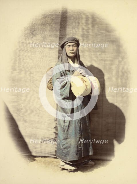 Priest Traveling, 1866-1867. Creator: Felice Beato.