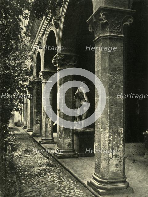 Courtyard of the Palazzetto Venezia, Rome, Italy, 1908. Creator: Unknown.