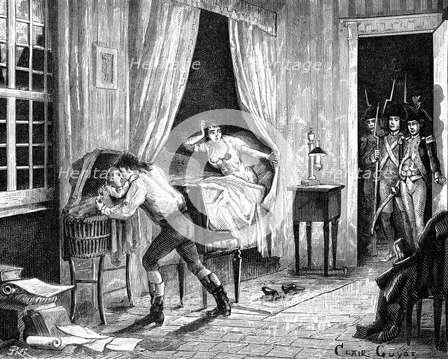 The arrest of Camille Desmoulins, 31st march 1794 (1882-1884). Artist: Unknown