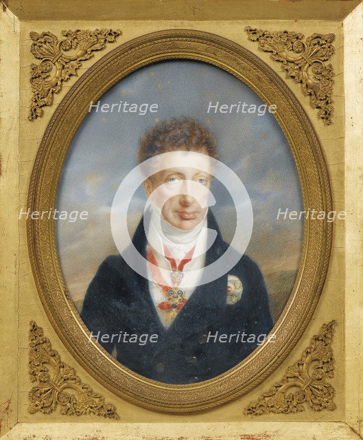 Archduke Charles of Austria (1771-1847), Duke of Teschen, c. 1823. Artist: Lieder, Friedrich Johan Gottlieb (1780-1859)