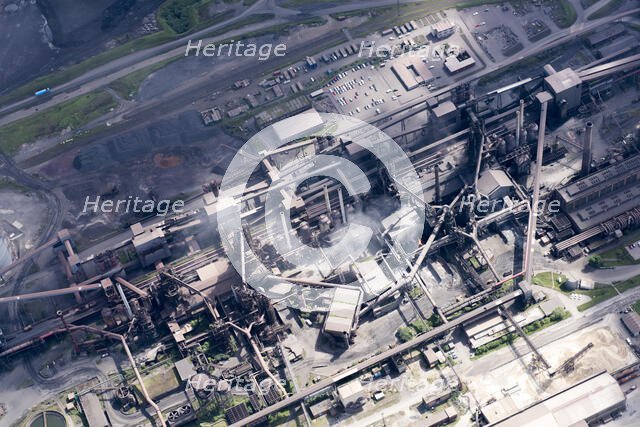 Scunthorpe Steel Works, Lincolnshire, 2018. Creator: Emma Trevarthen.