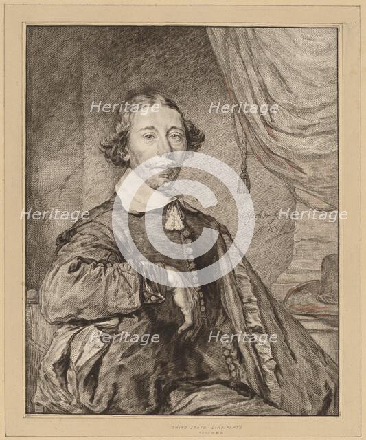 Portrait of a Seated Man, 1771. Creator: Johannes Kornlein.