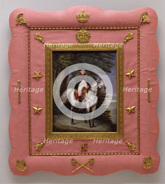 Napoléon I (1769-1821) on Horseback, 1830. Creator: Luigi Marta.