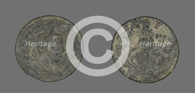 Coin Portraying Emperor Valerian I ?, 253-260. Creator: Unknown.