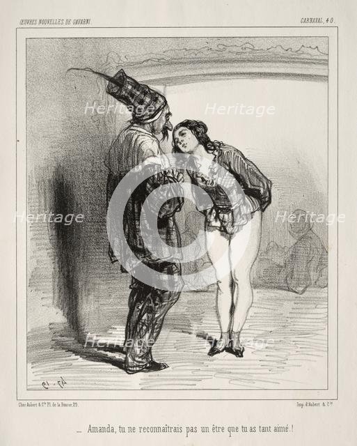 Carnaval. Creator: Paul Gavarni (French, 1804-1866).