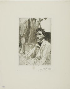 August Saint Gaudens I, 1898. Creator: Anders Leonard Zorn.