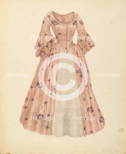 Petticoat Dress, c. 1941. Creator: Gertrude Lemberg.