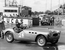 Austin Special, J.W. Whitehouse at Silverstone 1954. Creator: Unknown.