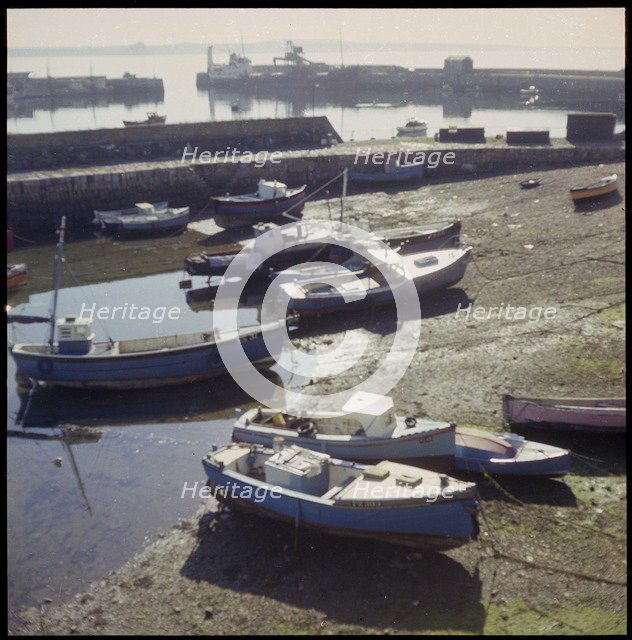 Penzance Harbour, Cornwall, 1967-1970. Creator: Eileen Deste.