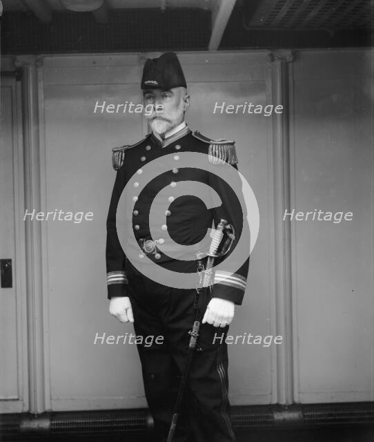 U.S.S. Brooklyn, Paymaster Ichabod Goodwin Hobbs, between 1896 and 1899. Creator: Unknown.