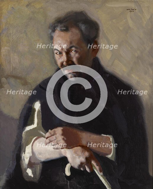 Portrait of Eino Leino, 1922. Creator: Antti Faven.