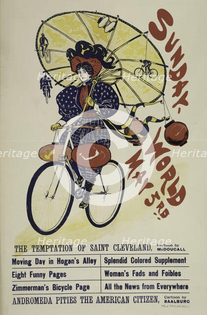 Sunday world. May 3rd. 1896, c1893 - 1897. Creator: Unknown.