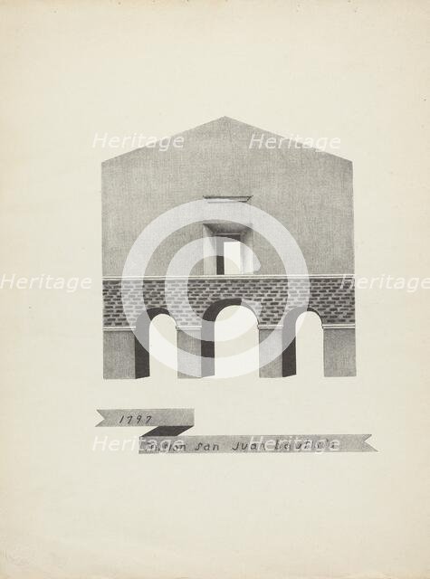 Mision San Juan Bautista, 1935/1942. Creator: James Jones.