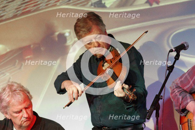 Mike Piggott, Crawley Blues Festival, Hawth, Crawley, Oct 2015. Artist: Brian O'Connor.