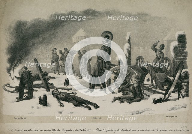 On the Banks of the Berezina River on 12 November 1812.