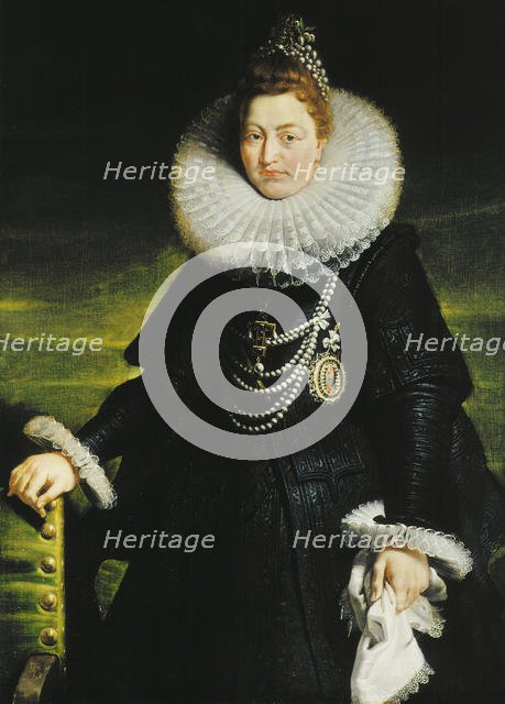 Portrait of Infanta Isabella Clara Eugenia of Spain (1566-1633), 1616. Creator: Rubens, Pieter Paul (1577-1640).